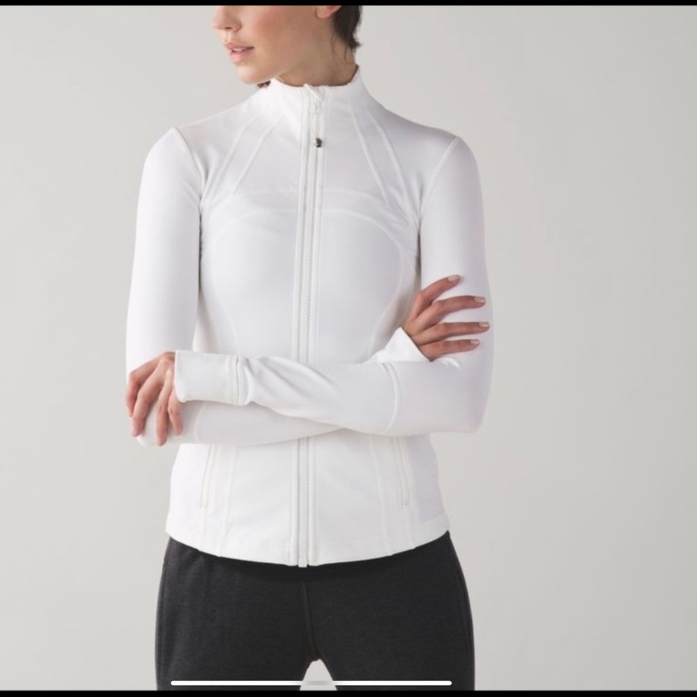 Lululemon Define Jacket - White Denim